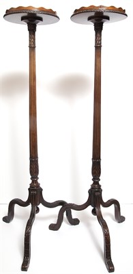 Lot 200 - Pair of George III Style Mahogany Tripod...