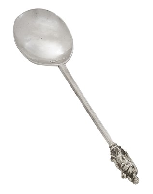 Lot 195 - James I Sterling Silver Apostle Spoon Maker's...