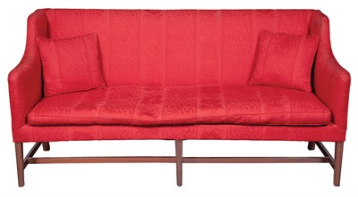 Lot 165 - Federal Upholstered Mahogany Sofa Mid Atlantic...
