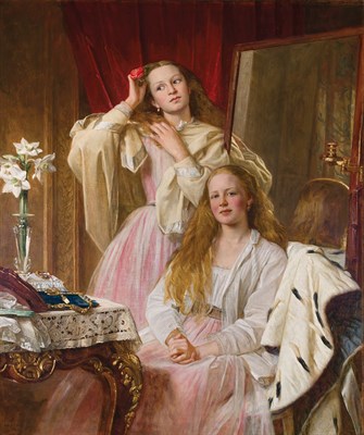 Lot 53 - Henry Tanworth Wells English, 1828-1903 Emma...