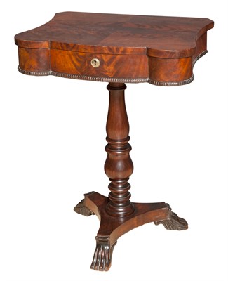 Lot 204 - William IV Style Mahogany Work Table Height 27...
