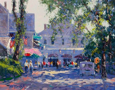 Lot 93 - John Terelak American b.1942 Vineyard Street...