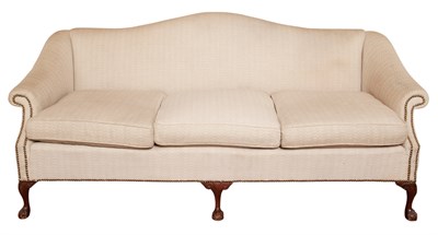Lot 306 - Georgian Style Upholstered Loose Cushion Sofa...