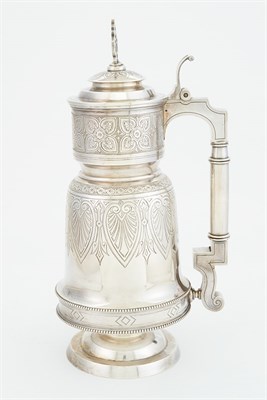 Lot 246 - Russian Silver Tankard Mark of Grachev, with...