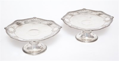 Lot 342 - Pair of Gorham Sterling Silver Footed Compotes...
