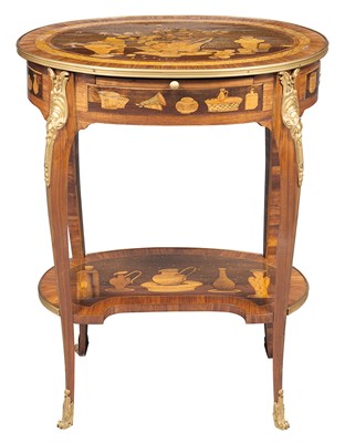 Lot 337 - Louis XV Gilt-Bronze Tulipwood and Kingwood...