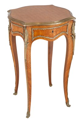 Lot 462 - Louis XV Style Gilt-Metal Mounted Walnut and...