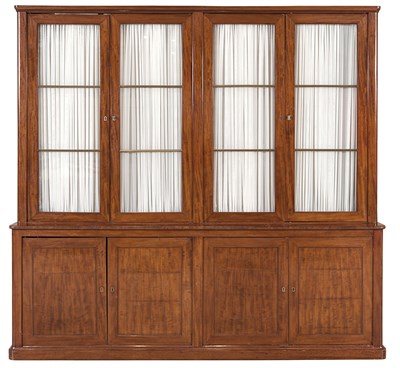 Lot 325 - French Mahogany Library Bookcase The molded...