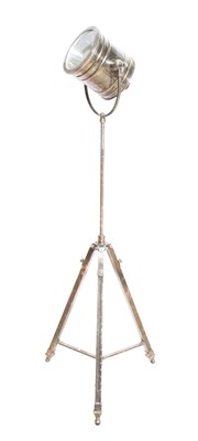 Lot 135 - Industrial Style Silvered Metal Adjustable...
