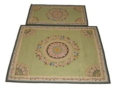 Lot 465 - Two Aubusson Rugs France, early 20th century...
