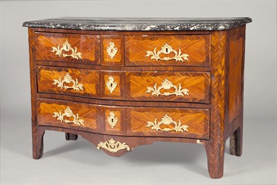 Lot 322 - Louis XV Gilt-Bronze-Mounted Kingwood and...