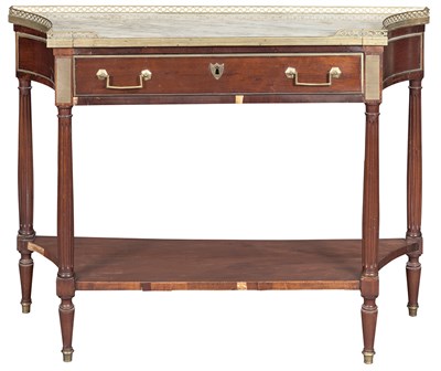 Lot 335 - Louis XVI Style Gilt-Bronze-Mounted Mahogany...