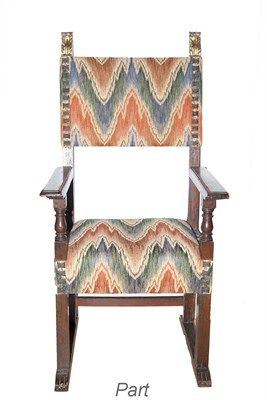 Lot 121 - Pair of Baroque Style Walnut and Parcel-Gilt...