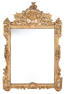 Lot 338 - Louis XVI Gray-Painted and Parcel-Gilt Pier...