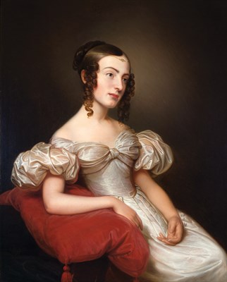 Lot 6 - Rembrandt Peale American, 1778-1860 Miss...