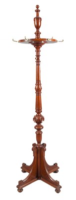 Lot 236 - Aesthetic Movement Mahogany and Brass Clothes...