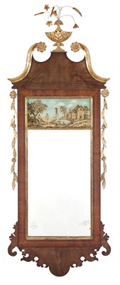 Lot 216 - Federal Style Inlaid Mahogany, Parcel Gilt and...