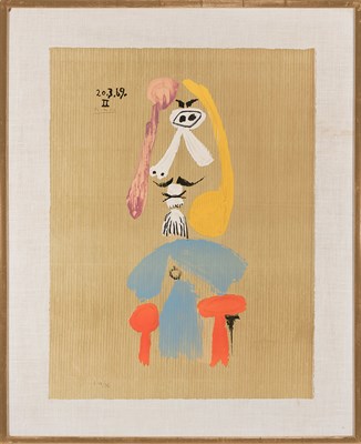 Lot 193 - After Pablo Picasso IMAGINARY PORTRAIT Color...
