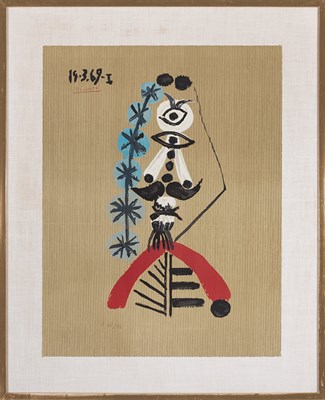 Lot 191 - After Pablo Picasso IMAGINARY PORTRAIT Color...