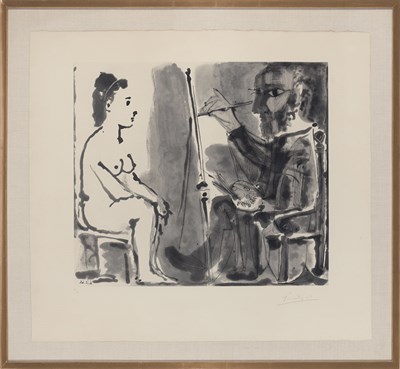 Lot 173 - Pablo Picasso LE PEINTRE ET SON MODELE...