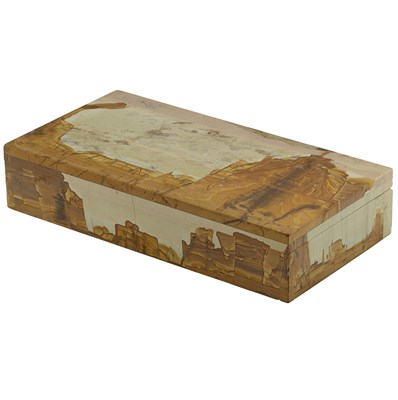 Lot 201 - Landscape Agate Box, Cartier
