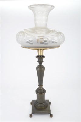 Lot 225 - Gilt and Patinated-Bronze Sinumbra Lamp Hooper,...