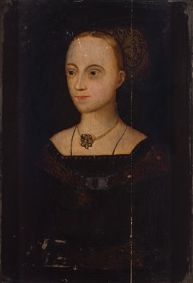 Lot 4 - Manner of Hans Holbein Portrait of Elizabeth...