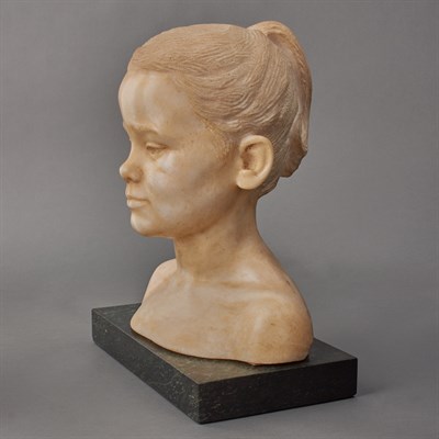 Lot 96 - Nison Tregor Lithuanian, 1904-1972 Head of a...