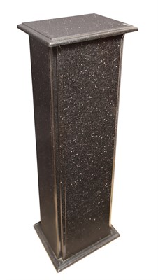 Lot 272 - Black Marble Pedestal Height 43 1/4 inches,...