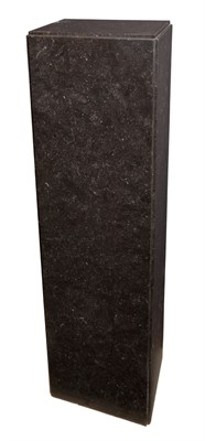 Lot 262 - Black Marble Pedestal Height 42 1/4 inches,...