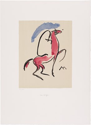 Lot 1133 - Kees van Dongen (1877-1968) CAVALIER ARABE...