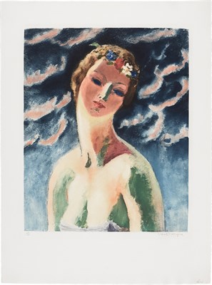 Lot 155 - Kees van Dongen (1877-1968) CÉRÈS (BUSTE DE...