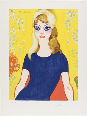 Lot 83 - Kees van Dongen BRIGITTE BARDOT (J. JL 42B)...