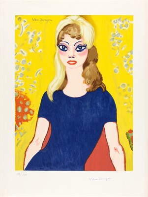 Lot 66 - Kees van Dongen BRIGITTE BARDOT (J. JL 42B)...