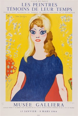 Lot 91 - After Kees van Dongen BRIGITTE BARDOT, MUSÉE...