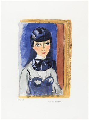 Lot 63 - Kees van Dongen CLAUDINE (MLLE OEUIE DE LYNX)...