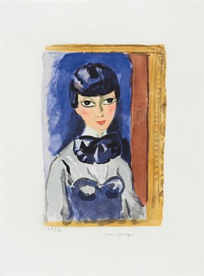 Lot 55 - Kees van Dongen CLAUDINE (MLLE OEUIE DE LYNX)...
