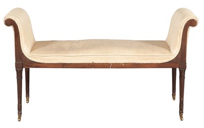 Lot 490 - George III Mahogany Window Seat Circa 1775 The...