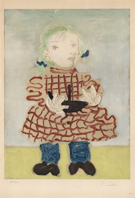 Lot 180 - After Pablo Picasso PORTRAIT DE MAYA AU BATEAU...
