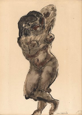 Lot 1112 - Max Weber American, 1881-1961 One Figure, 1930...