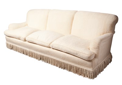 Lot 139 - Upholstered Loose Cushion Sofa Length 7 feet 8...