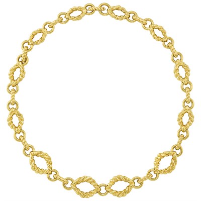 Lot 77 - Gold Necklace/Bracelets Combination, David Webb