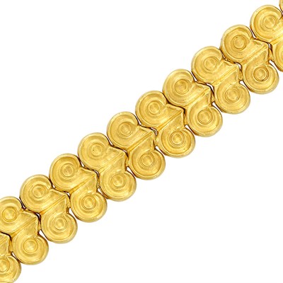 Lot 5 - Gold 'Mycenaean' Bracelet, Ilias Lalaounis