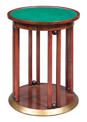 Lot 166 - Josef Hoffmann Mahogany Stained and Hammered...