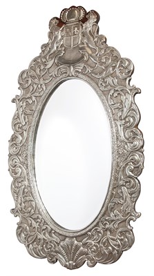Lot 274 - Continental Rococo Style Silvered-Metal Clad...