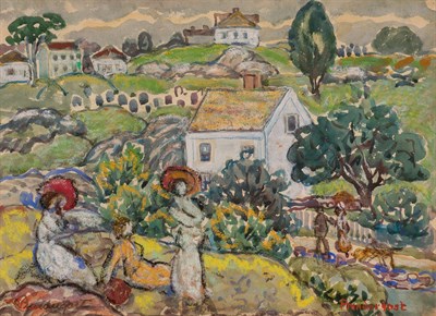 Lot 67 - Maurice Brazil Prendergast American, 1859-1924...