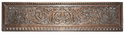 Lot 479 - Renaissance Style Walnut Cassone Panel Height...