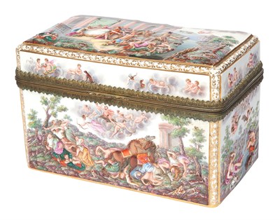 Lot 273 - Meissen Gilt-Metal Mounted Polychrome...