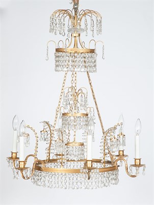 Lot 365 - Swedish Neoclassical Style Gilt-Metal and...