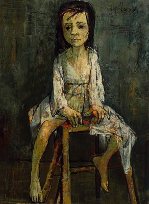 Lot 56 - Jean Jansem French, 1920-2013 Portrait of a...
